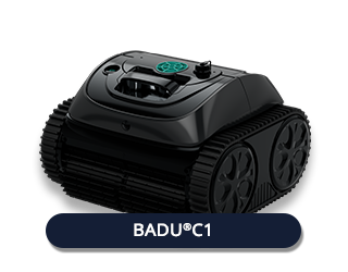 BADU C1 product tile with the black cordless cleaner viewed at an angle